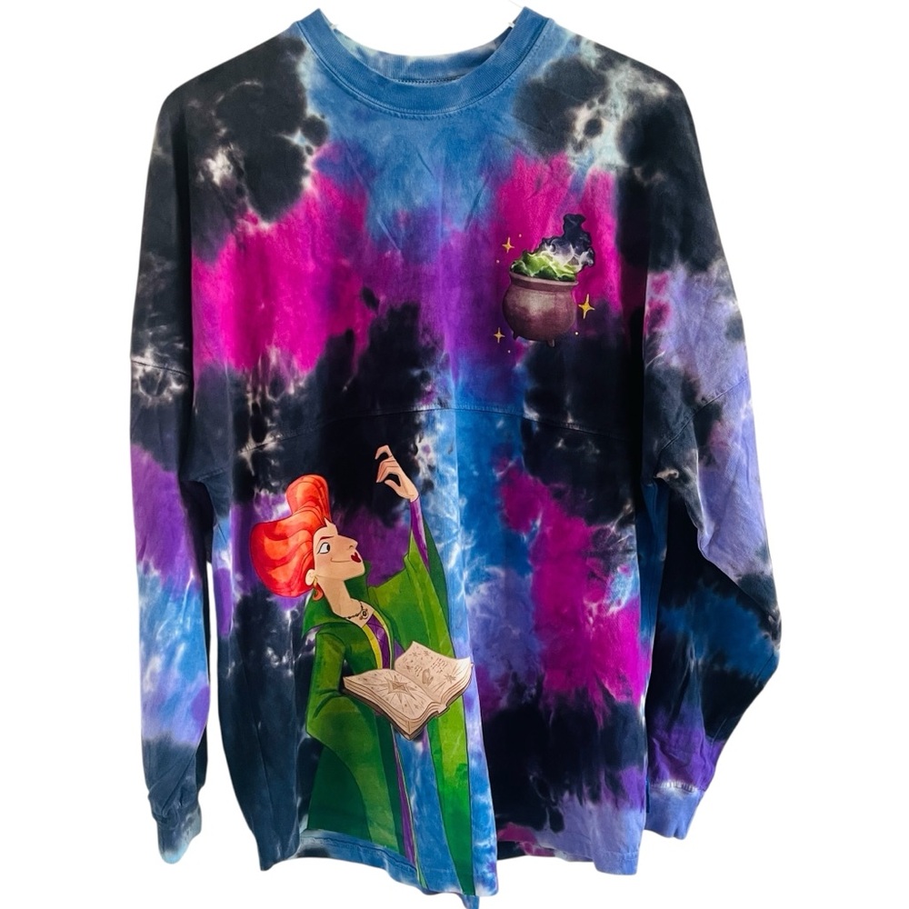 Disney Parks Spirit Jersey Hocus Pocus Tonight We Fly Tie Dye
